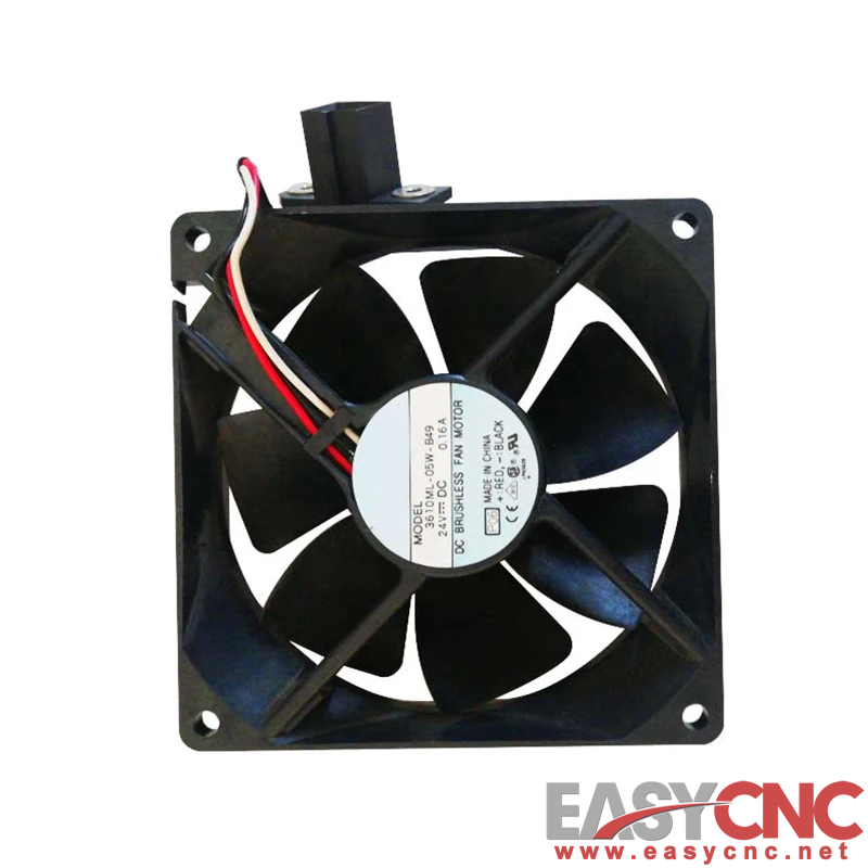 3610ML-05W-B49 DC24V 0.16A Fan With Fanuc Connector New