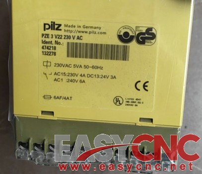 474218 PZE 3 PNOZ Pilz Safety Relay New And Original