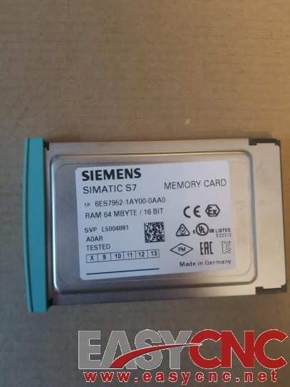 6ES7952-1AY00-0AA0 Siemens PlC Module New And Original