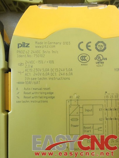 750102 PN0Z s2 Pilz Safety Relay New And Original