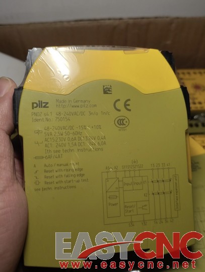 750154 PNOZ s4.1 Pilz Safety Relay New And Original