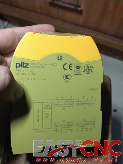 772140 PNOZ m EF 16DI Pilz Safety Relay New And Original