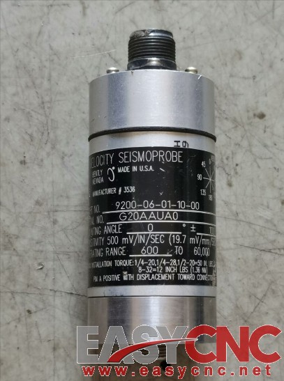 9200-06-01-10-00 Bently Nevada Velocity Seismoprobe Transducer New