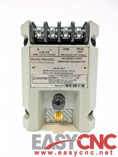 990-05-50-01-05 Bently Nevada 990 Series 2 Wire Vibration Transmitter Used