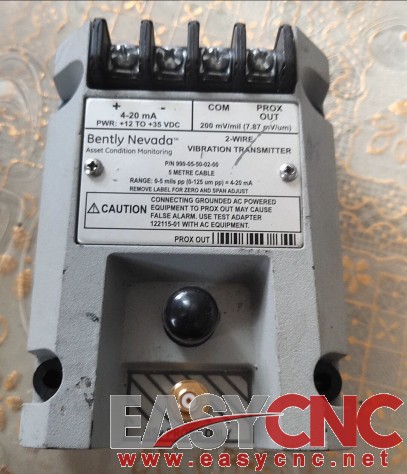 990-05-50-02-00 Bently Nevada 2 Wire Vibration Transmitter Used