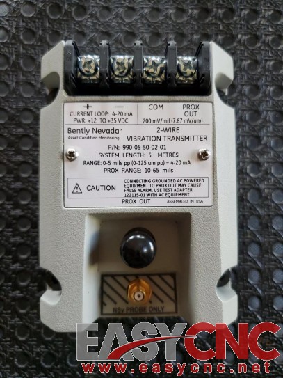 990-05-50-02-01 Bently Nevada 2 Wire Vibration Transmitter Used