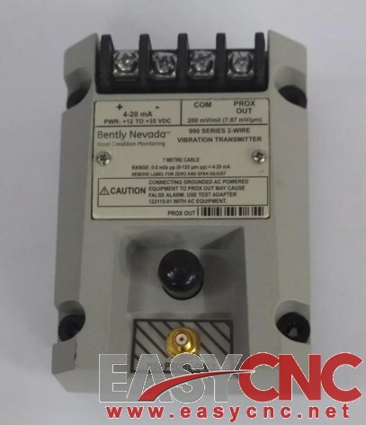 990-05-70-01-05 Bently Nevada 990 Series 2 Wire Vibration Transmitter Used