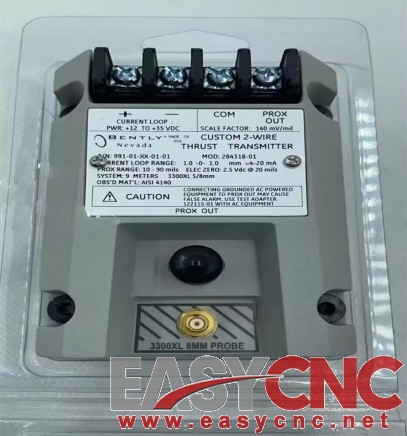 991-01-XX-01-01 MOD:284318-01 Bently Nevada CUSTOM 2 Wire Vibration Transmitter 3300 XL 5/8MM New