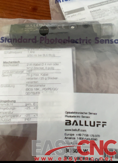 BOS 18KW-PA-1QC-S4-C BOS00LW Balluff Photoelectric sensor New And Original