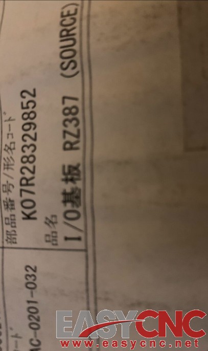RZ387 Mitsubishi I/O Substrate New