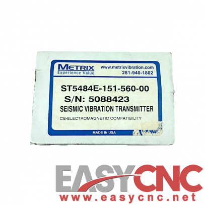 ST5484E-151-560-00 Metrix Seismic Vibration Transmitter New
