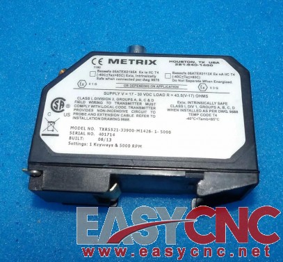 TXR5521-33900-M1426-1-5000 Metrix Dynamic Output Transmitter Used