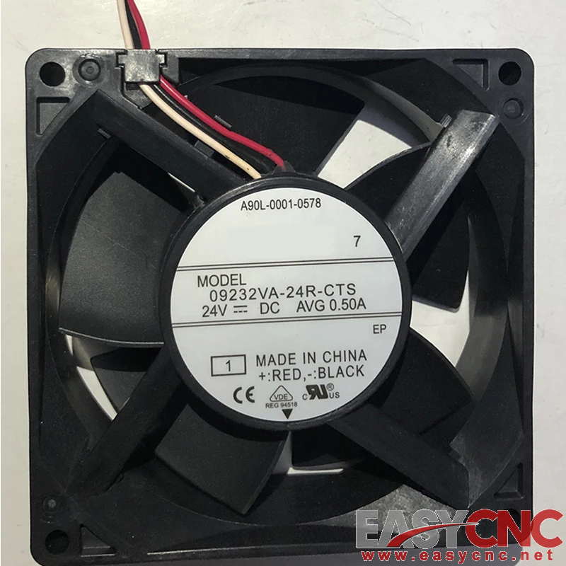 09232VA-24R-CTS Cooling Fan Ventilateur With Fanuc Connector NEW