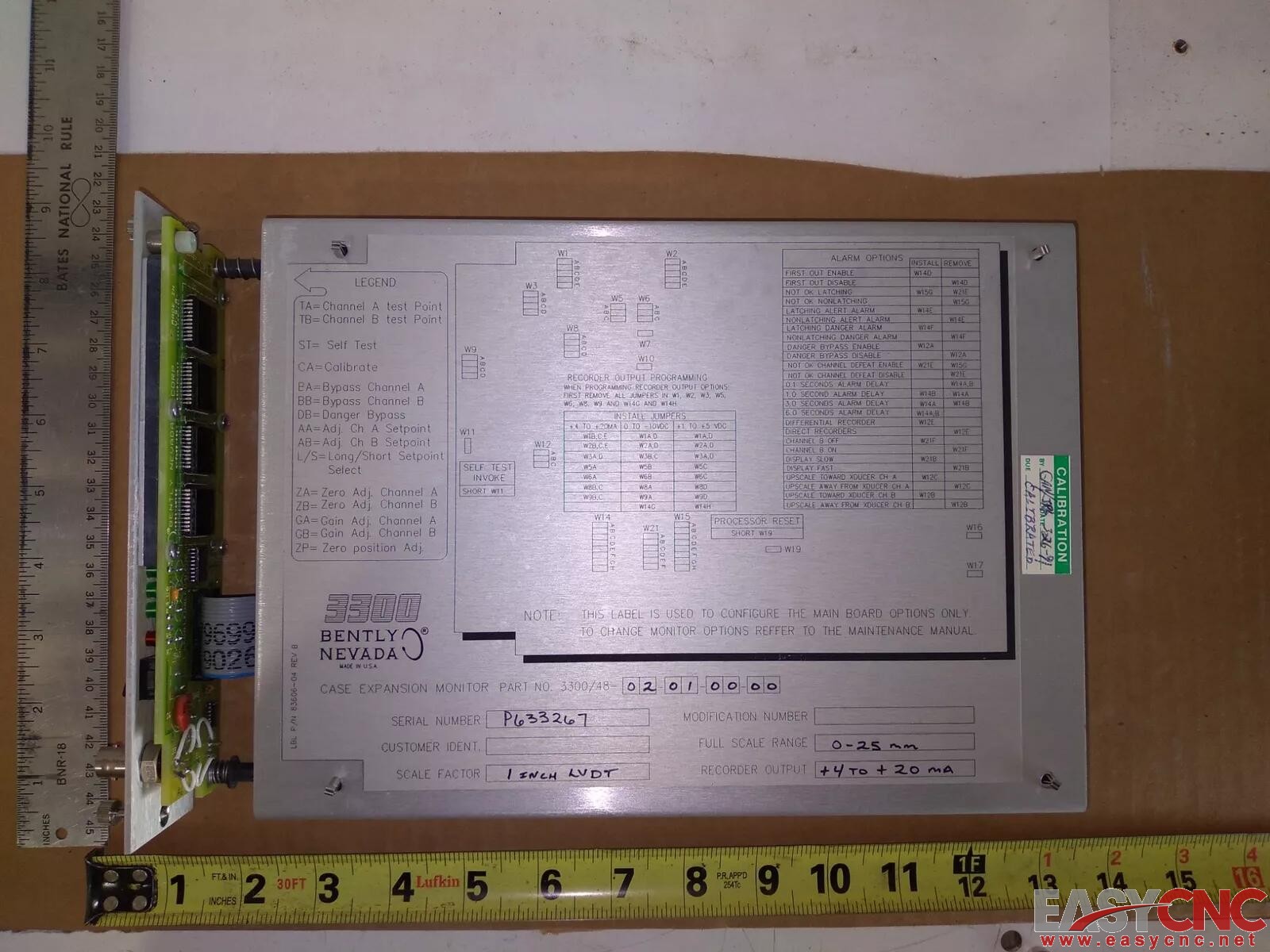 3300/48-02-01-00-00 Bently Nevada Case Expansion Monitor Used
