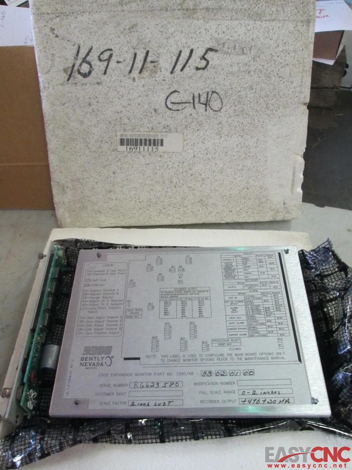 3300/48-03-02-01-00 Bently Nevada Case Expansion Monitor New