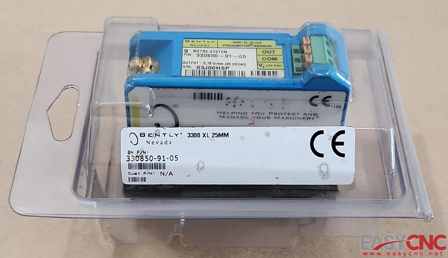 330850-91-05 Bently Nevada 3300 Xl 25mm Proximitor Sensor 24v-DC Used