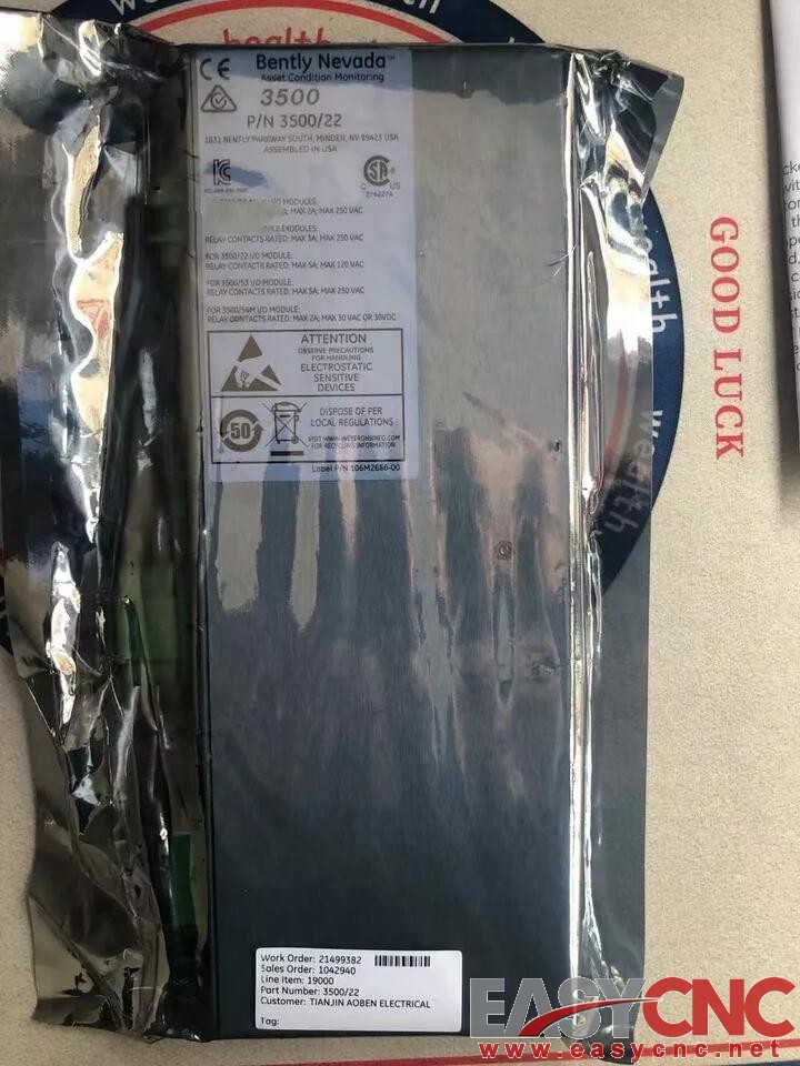 3500/22M Bently Nevada Transient Data Interface I/O Module New