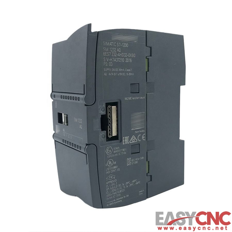 6ES7232-4HD32-0XB0 Siemens SIMATIC S7-1200 Analog Output Module New And Original