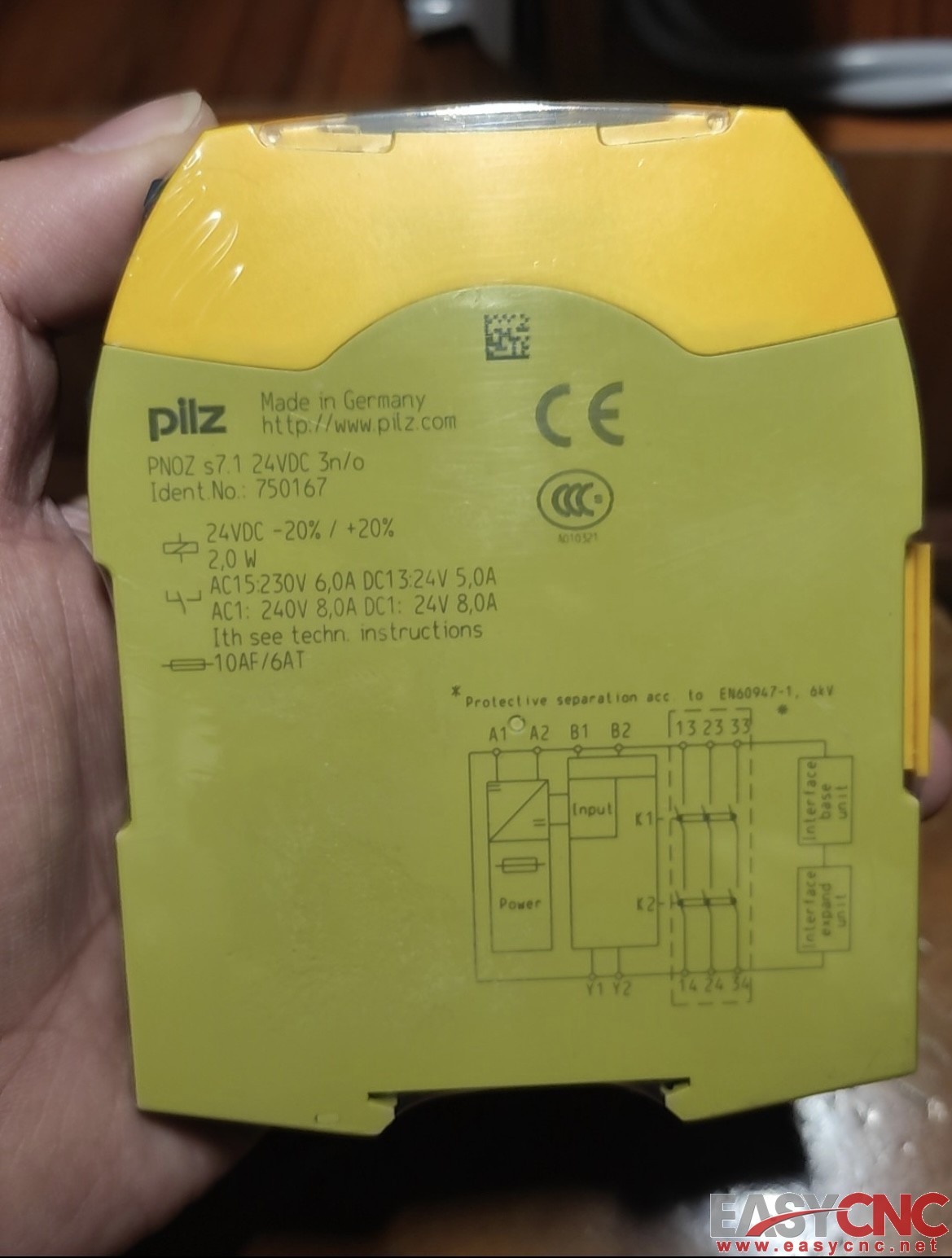 750167 PNOZ s7.1 Pilz Safety Relay New And Original