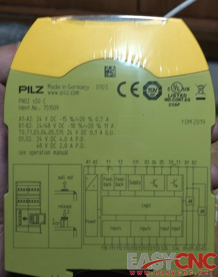 751509 PNOZ S50 C Pilz Safety Relay New And Original