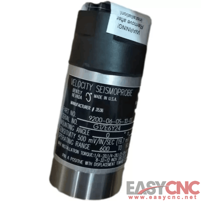 9200-06-05-10-00 Bently Nevada Velocity Seismo probe New