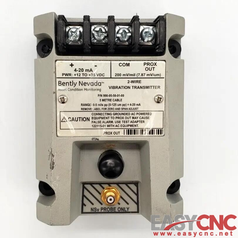 990-05-50-01-00 Bently Nevada  2 Wire Vibration Transmitter Used