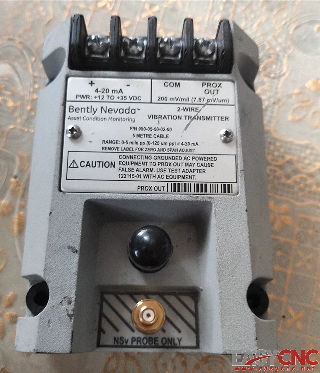 990-05-50-02-00 Bently Nevada 2 Wire Vibration Transmitter Used