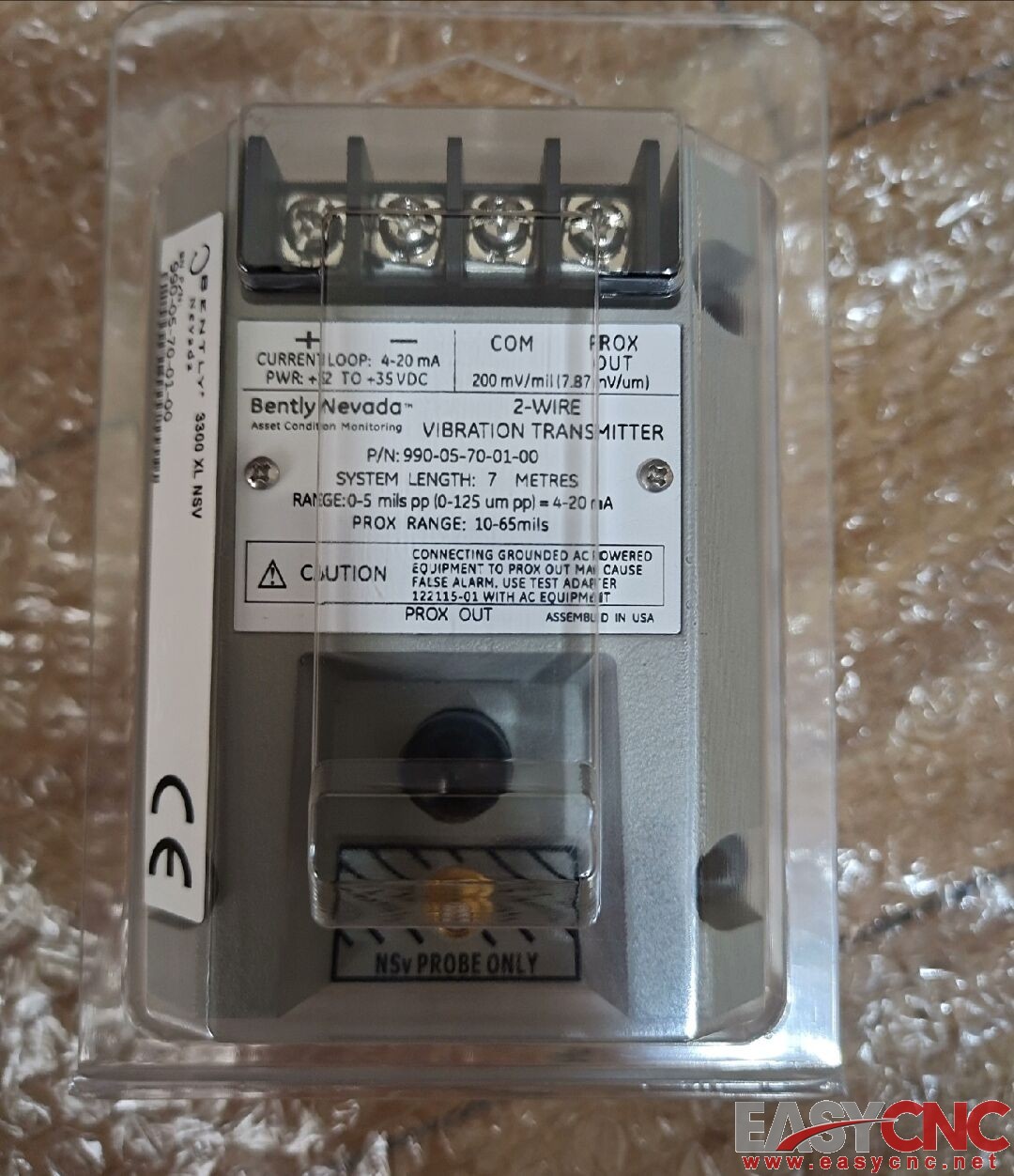 990-05-70-01-00 Bently Nevada 2 Wire Vibration Transmitter New