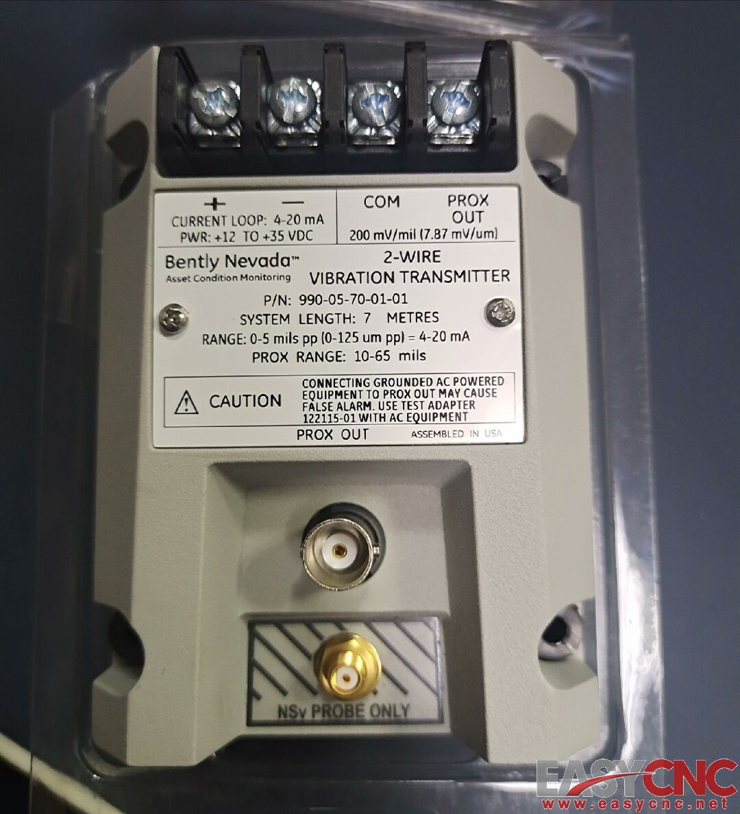 990-05-70-01-01 Bently Nevada 2 Wire Vibration Transmitter New