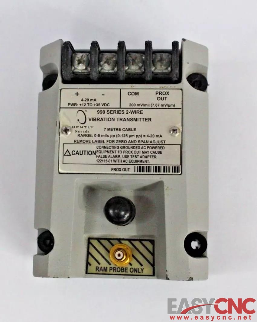 990-05-70-01-01 Bently Nevada 2 Wire Vibration Transmitter Used