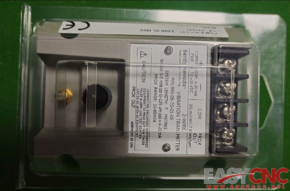 990-05-70-01-05 Bently Nevada 990 Series 2 Wire Vibration Transmitter New