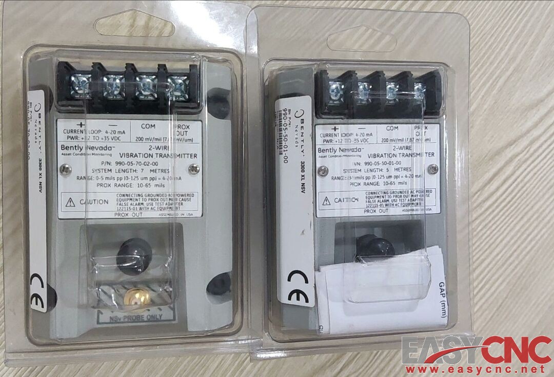 990-05-70-02-00 Bently Nevada 2 Wire Vibration Transmitter New