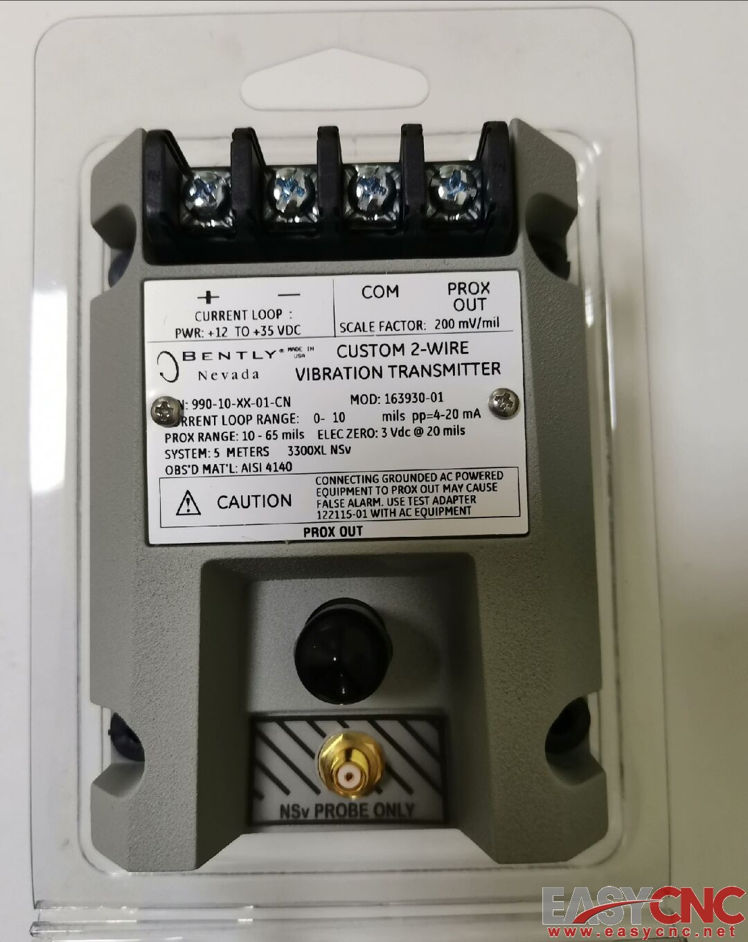 990-10-XX-01-CN Bently Nevada CUSTOM 2 Wire Vibration Transmitter New