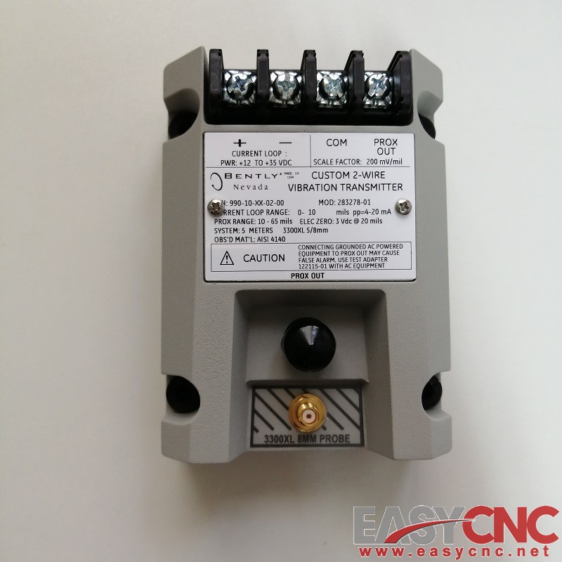 990-10-XX-02-00 283278-01 Bently Nevada CUSTOM 2 Wire Vibration Transmitter New