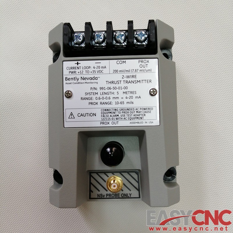 991-06-50-01-00 Bently Nevada 991 Series 2 Wire Thrust Transmitter New