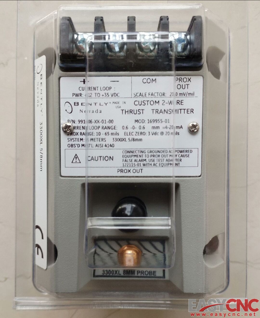 991-06-XX-01-00 Bently Nevada 2 Wire Thrust Transmitter New