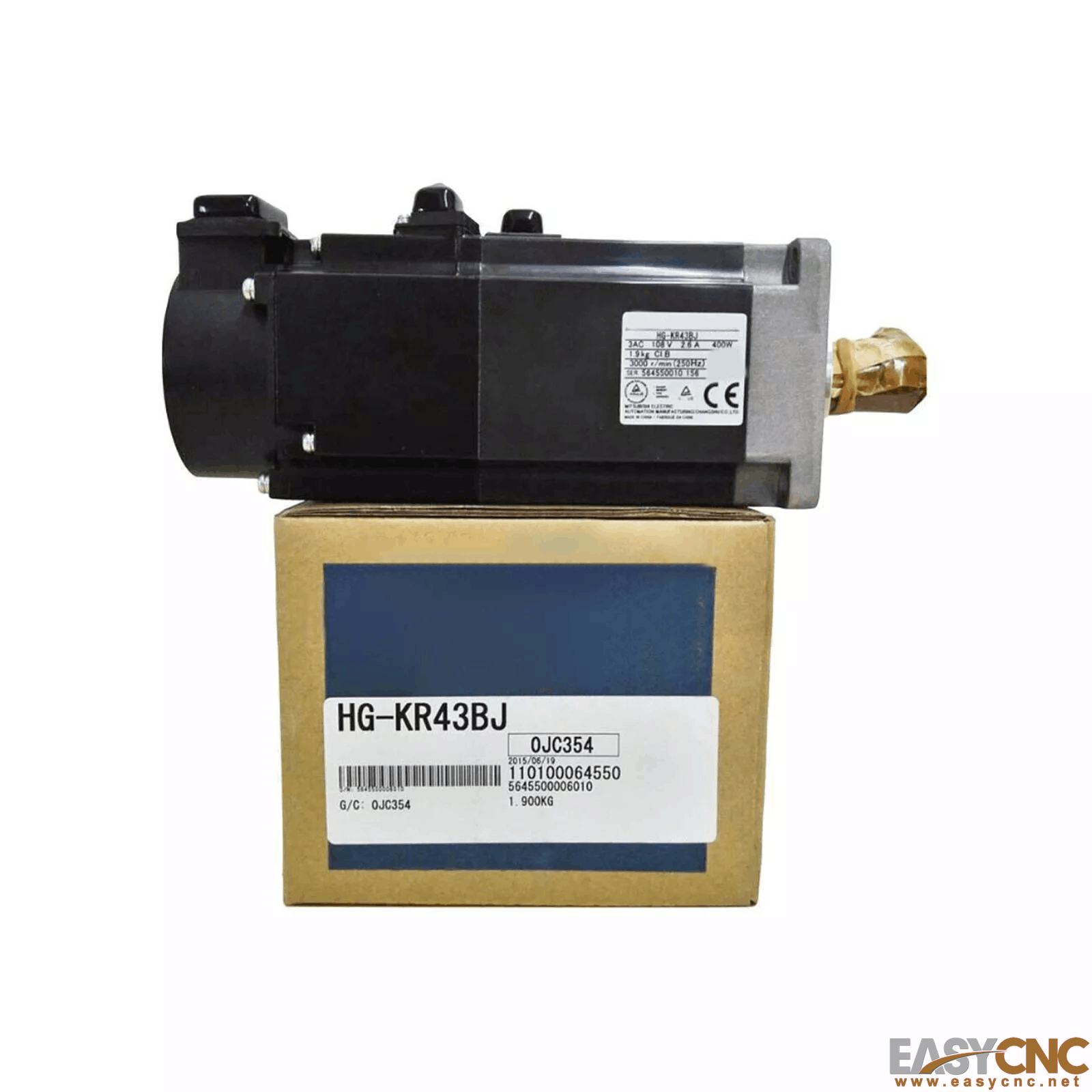 HG-KR43BJ Mitsubishi AC Servo Motor New