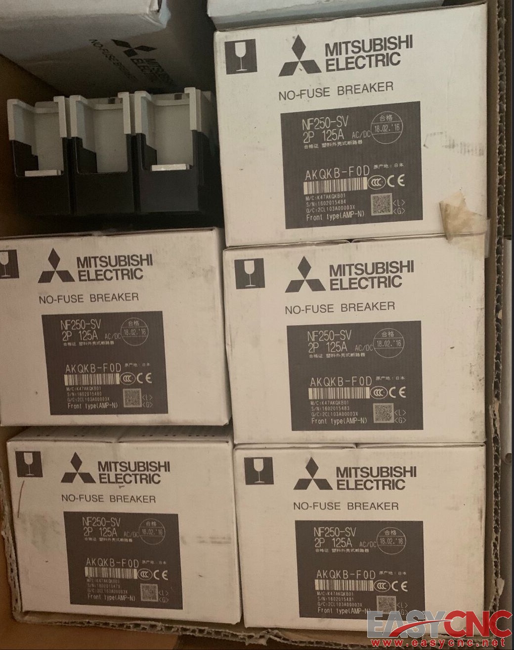 NF250-SV/125A 2P Mitsubishi Moulded Case Circuit Breaker(MCCB) New