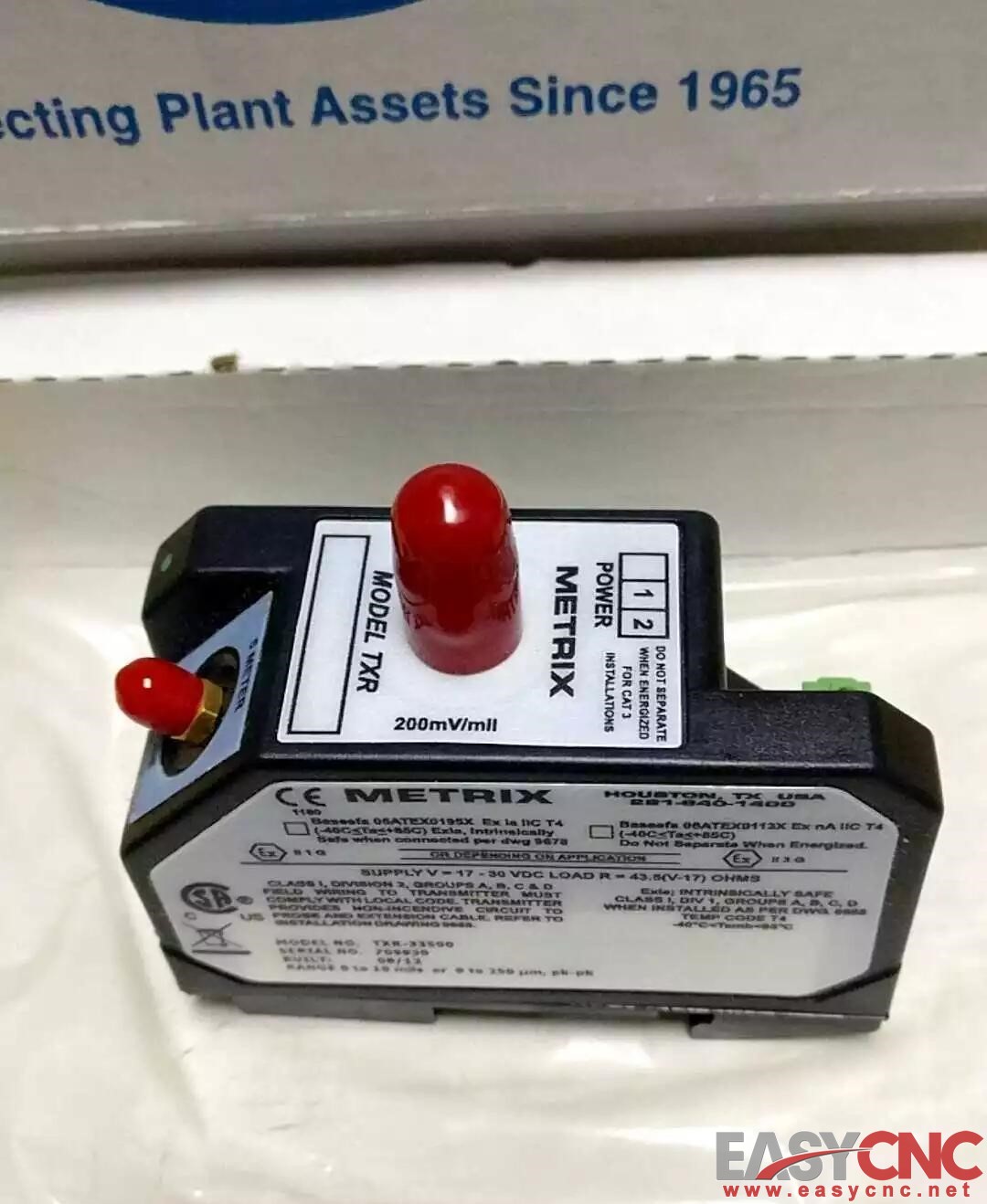 TXR-33500 Metrix Shaft Vibration Transmitter New