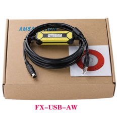 FX-USB-AW PLC Programming Cable For Mitsubishi FX1S FX1N FX2N FX3U new