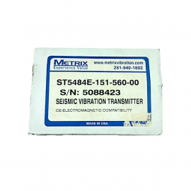ST5484E-151-560-00 Metrix Seismic Vibration Transmitter New