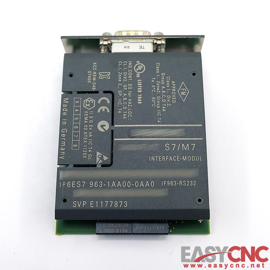 6ES7963-1AA00-0AA0 Siemens S7-300 Series Module Controller PLC New And Original