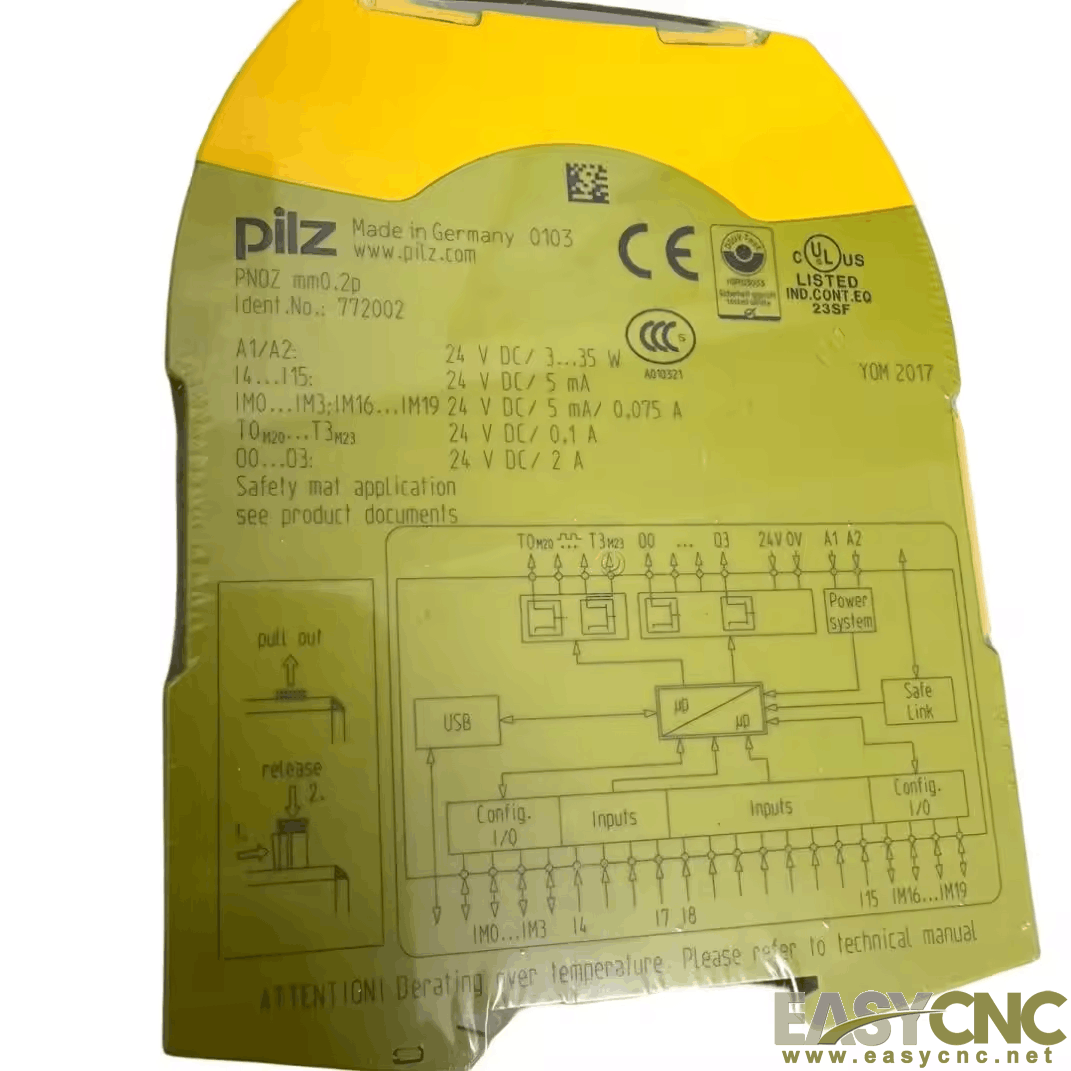 772002 PNOZ mm0.2p Pilz Safety Relay New And Original