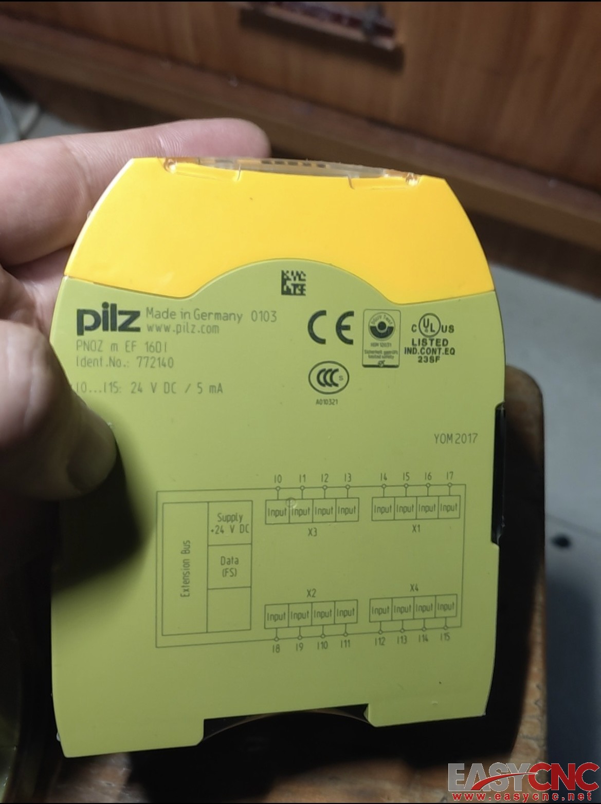 772140 PNOZ m EF 16DI Pilz Safety Relay New And Original