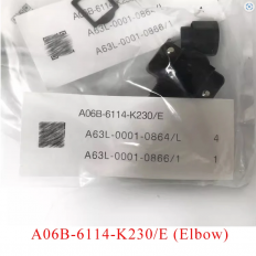 A06B-6114-K230 E Power Connector For Fanuc βM0.4 to βM1 Servo Motor new