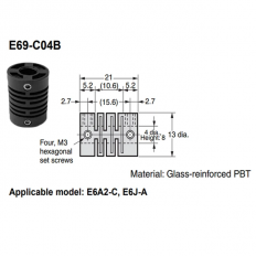 E69-C04B E69 Coupler Couplings For Rotary Encoder new and original