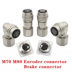 M70/M80 Servo Motor Encoder Connector /Brake Socket new
